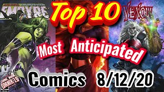 TOP 10 Most Anticipated NEW Comic Books 8/12/20