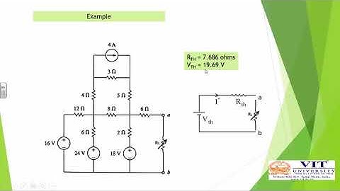 Maximum Power Transfer Theorem