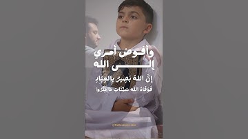 وأفوض أمري إلى الله إن الله بصير بالعباد 🤲❤️‍🩹 [سورة غافر: ٤٤] #آيات #المصحف