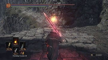 Dark Souls 3 Cinders Mod Pyromancy Showcase - Fireball