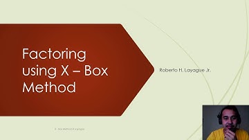 X Box Method (Factoring Quadratics)