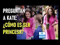 KATE EN EL SHOW FLORAL DE CHELSEA EXPLICA CÓMO ES SER UNA PRINCESA. REVELA POR QUÉ NO PUEDE FIRMAR.