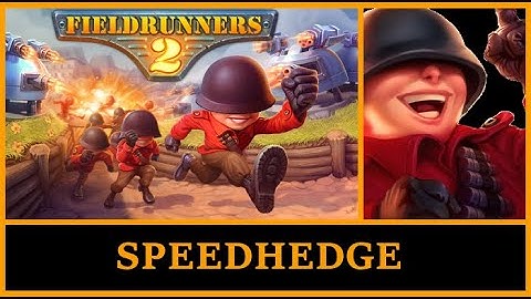 Fieldrunners 2 - Speedhedge (heroic + basic towers = INSANE!)