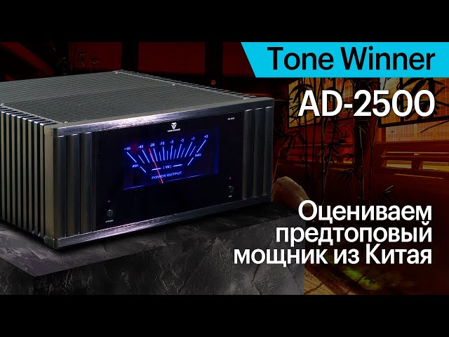 Tone Winner AD2500 — предтоповый двухканальный усилитель мощности из Китая