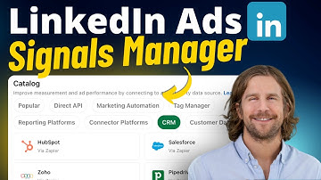 LinkedIn Ads Signals Manager & Sources: Connect 3rd Party Data Sources