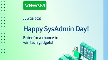 #SysAdminDay 2022 Celebration with Veeam