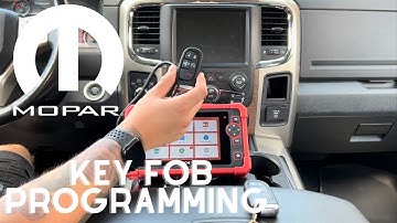 Ram 1500 Key Fob Programming using Launch CRP 919X