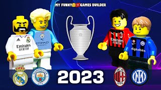 Champions League 2023 Semi-Finals preview: Real Madrid vs Man City |  Milan vs Inter - Lego Football
