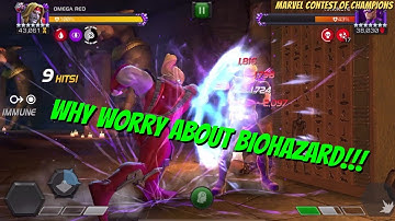 How To Beat The Biohazard Hawkeye in MCOC EQ Screen Time With 2 Different Champions