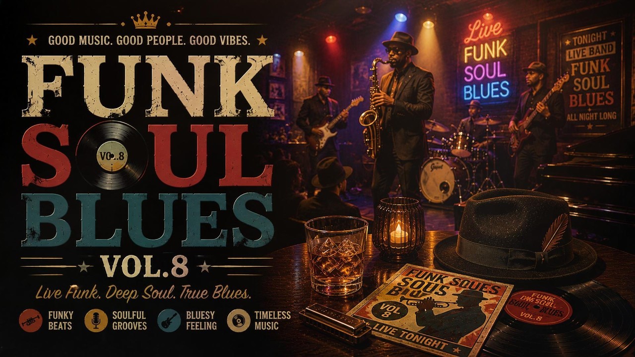 🕺Intimate Grooves in the Dark 🎺 Funk Soul Blues Vol.8 ⚡🔥 - YouTube