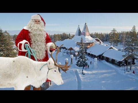 Vídeo: Para A Finlândia Para O Papai Noel
