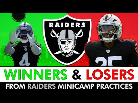 Raiders Minicamp Winners & Losers After 3 Mandatory Practices In Las Vegas