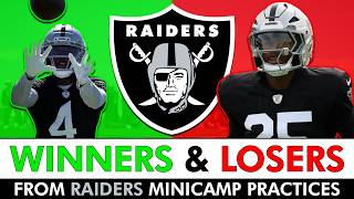 Raiders Minicamp Winners & Losers After 3 Mandatory Practices In Las Vegas
