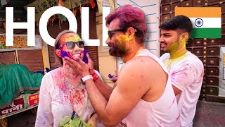 AMERICANS FIRST TIME PLAYING HOLI WITH LOCALS  India 2024