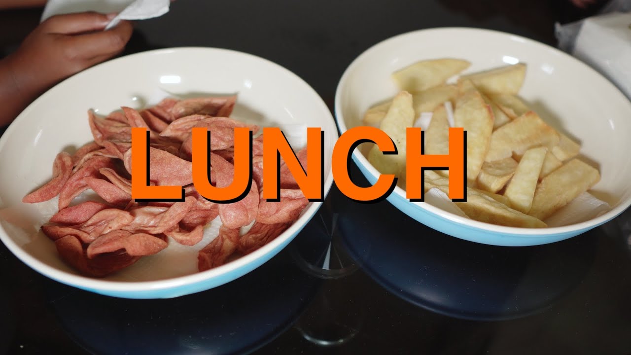 Yam and Sausages for Lunch 19/NOV/2022