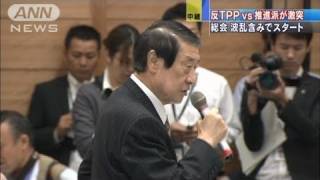 TPPめぐり民主党内の推進派と反対派が激突（11/10/14）