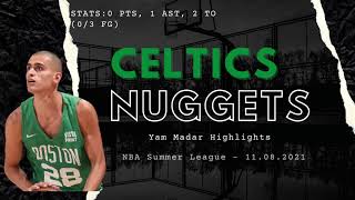 Yam Madar Vs Denver Nuggets Highlights Nba Summer League Partizan Transfer 11.08.2021