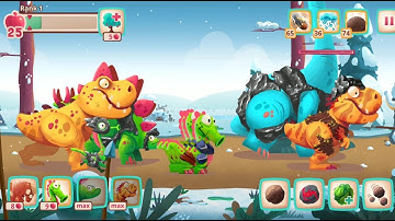 Dino Bash all levels max #69 gameplay walkthrough part 66