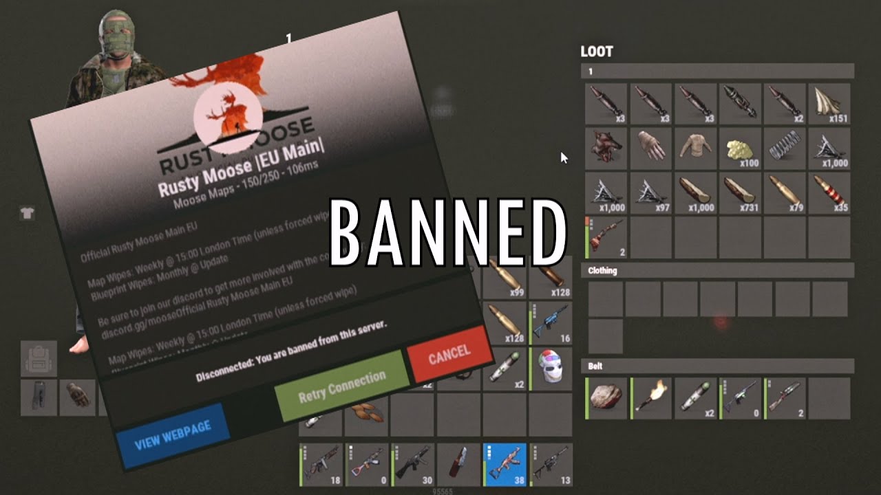 Защита от рейда 1 на 7 привела меня к бану...