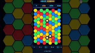 Hexa Cosmic — Modern Hexagonal Match-3 Puzzle inspired by Hexic!  Gameplay screenshot 5