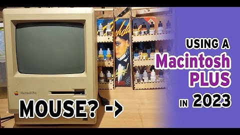 Making a modern mouse work on a Mac Plus in 2023