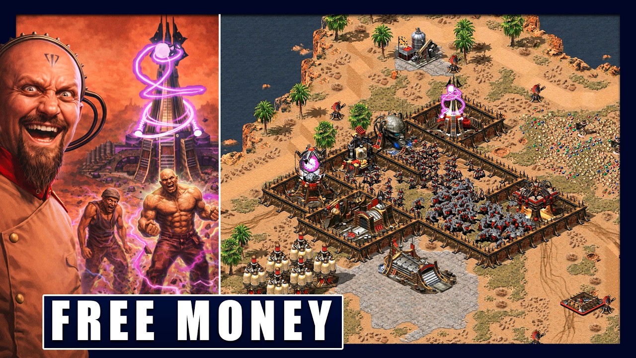 Red Alert 2 | Фонды генетической войны | 1 против 7 жестоких ИИ + супероружие