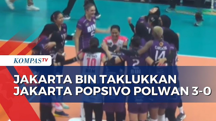 Jakarta Popsivo Polwan Ditaklukkan Jakarta BIN 3-0