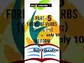forms of verbs क्रिया के रूप पार्ट 5 #shortviral #ट्रेंडिंग