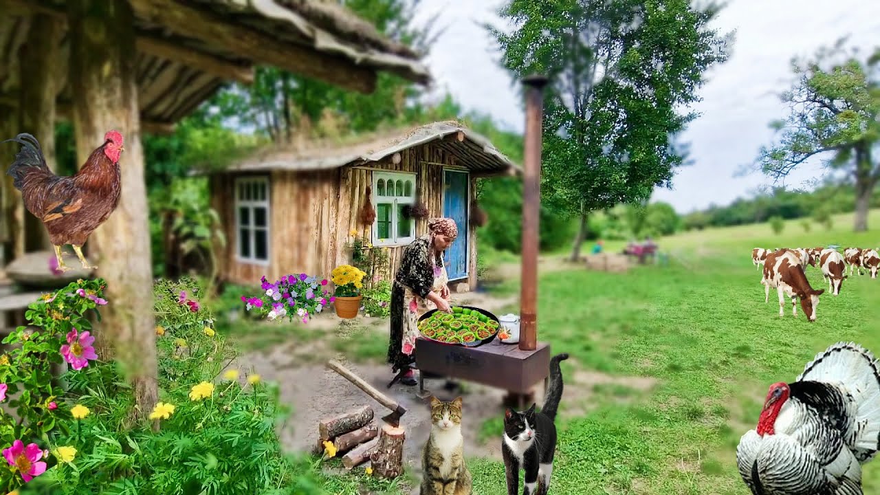 Бабушка Приготовила Необычное Блюдо из Курицы. Очень Интересно!