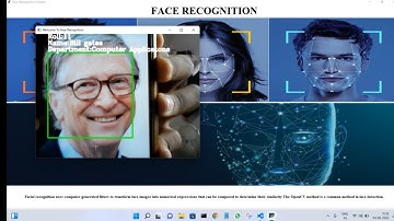 Face recognition attendance system using(python&MySQL). #facerecognition #opencv #finalyearprojects