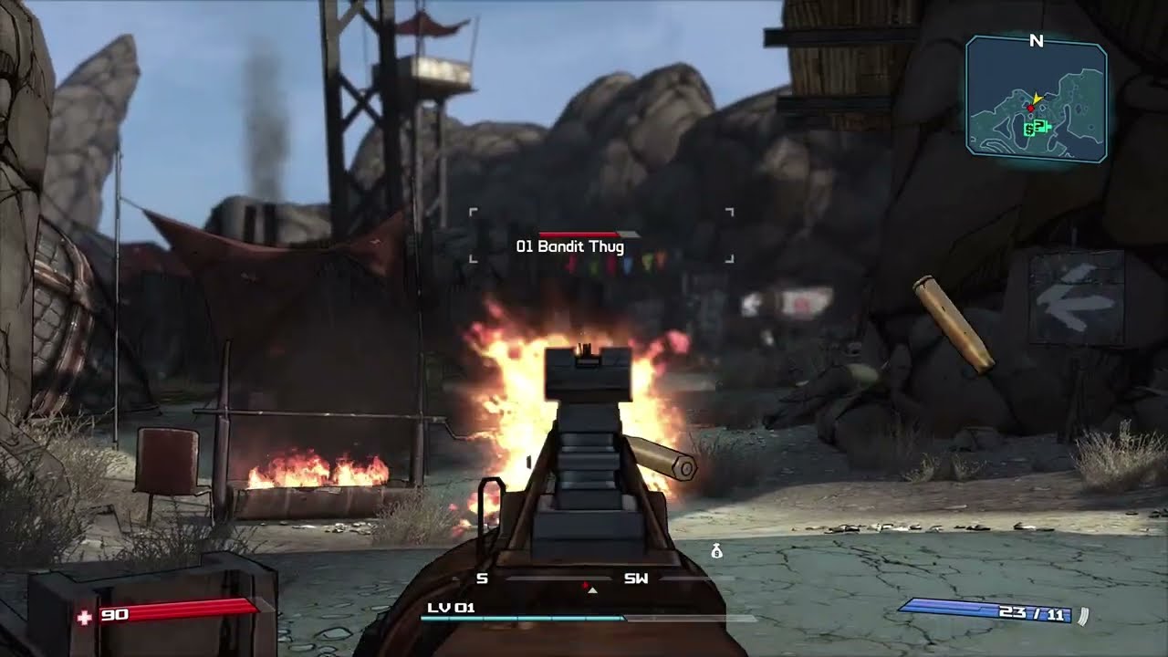 Borderlands GOTY Gameplay do Início em 2023 - Xbox Series X 4K