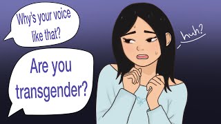 Struggles as a girl with a deep voice