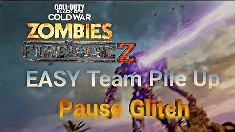 EASY Camos Team Pile Up Pause Glitch | Cold War Zombies - FireBase Z Glitches/Exploits