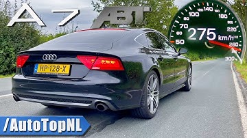 AUDI A7 ABT 3.0 TFSI | 0-275KM/H ACCELERATION & TOP SPEED by AutoTopNL