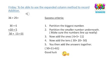 Friday Addition Using expanded column