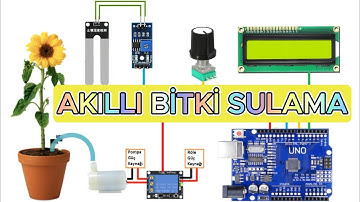 Arduino İle Akıllı Bitki Sulama Sistemi | Toprak Nem Sensörü İle Otomatik Sulama      #arduino