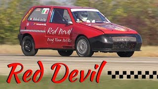 I have filmed this crazy fiat uno turbo drag called red devil by
autofficina del rio during a race at the fossoli airstrip near carpi
(mo) organized ...