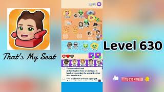 Full That's My Seat Level 630 Walkthrough | Puzzle Game Solution by SolutionGuruji Update