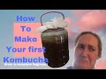 How i made my first kombucha with the help of a starter kit