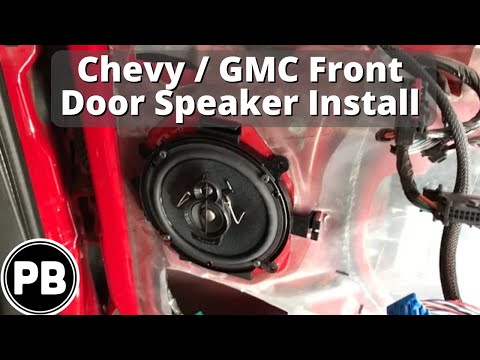 1999 – 2006 GMC / Chevy Front Door Speaker Install Suburban Tahoe Yukon Avalanche Silverado