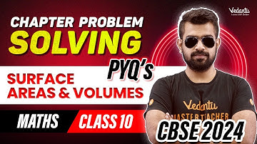 Surface Areas & Volume PYQs | Class 10 | CBSE 2024 |🔥 Shimon Sir