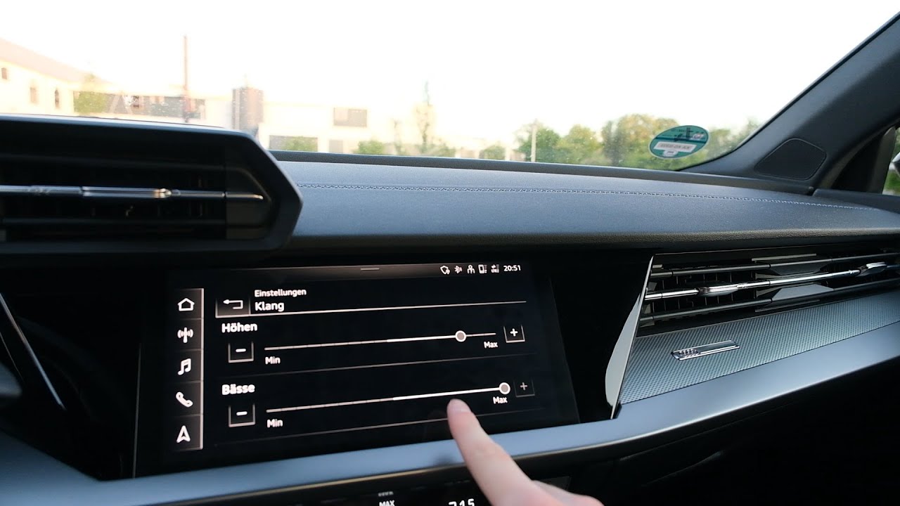 Audi A3 Audi Soundsystem Oder Bang & Olufsen 2021 Audi A3 Sportback 35 TFSI - Audi Soundsystem - YouTube