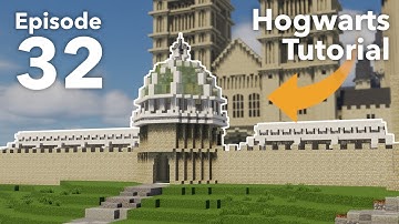 How to build Hogwarts in Minecraft - Episode 32 - Finishing the Greenhouses!