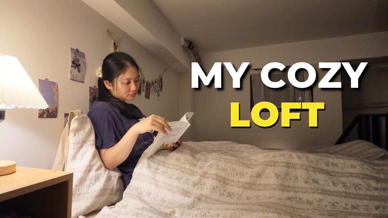 Turning My Tiny Sleeping Loft Into a Cozy Retreat | Living Alone in Vietnam 🇻🇳