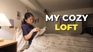 Turning My Tiny Sleeping Loft Into a Cozy Retreat | Living Alone in Vietnam 🇻🇳 screenshot 2