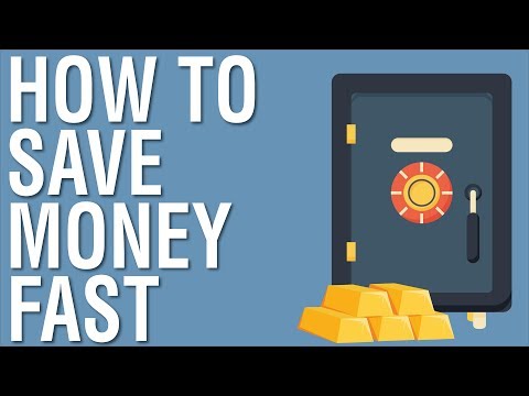 HOW TO SAVE MONEY FAST -  5 TIPS FOR SAVING MONEY