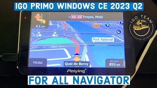 IGO Primo navigation Windows CE 2023 Q4! For ALL Navigator! Download link 📥 screenshot 5