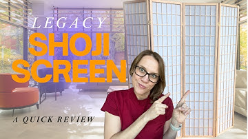Looks Like Decor, Works Like a Wall — Love This Shoji Divider by LEGACY