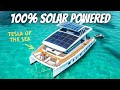 LIVING ON A 100% SOLAR POWERED YACHT (full tour)