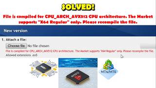 File is compiled for CPU_ARCH_AVX CPU architecture. The Market supports "X64 Regular only [PART 863]